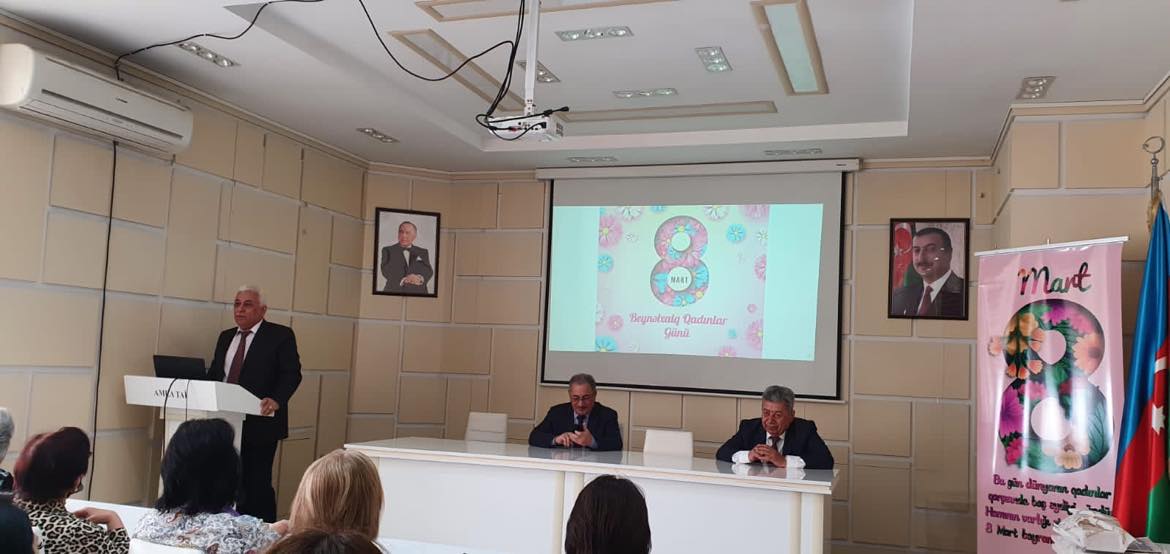AMEA Torpaqşünaslıq və Aqrokimya  İnstitutunda 8 mart – Beynəlxalq Qadınlar Günü münasibətilə tədbir keçirilib
