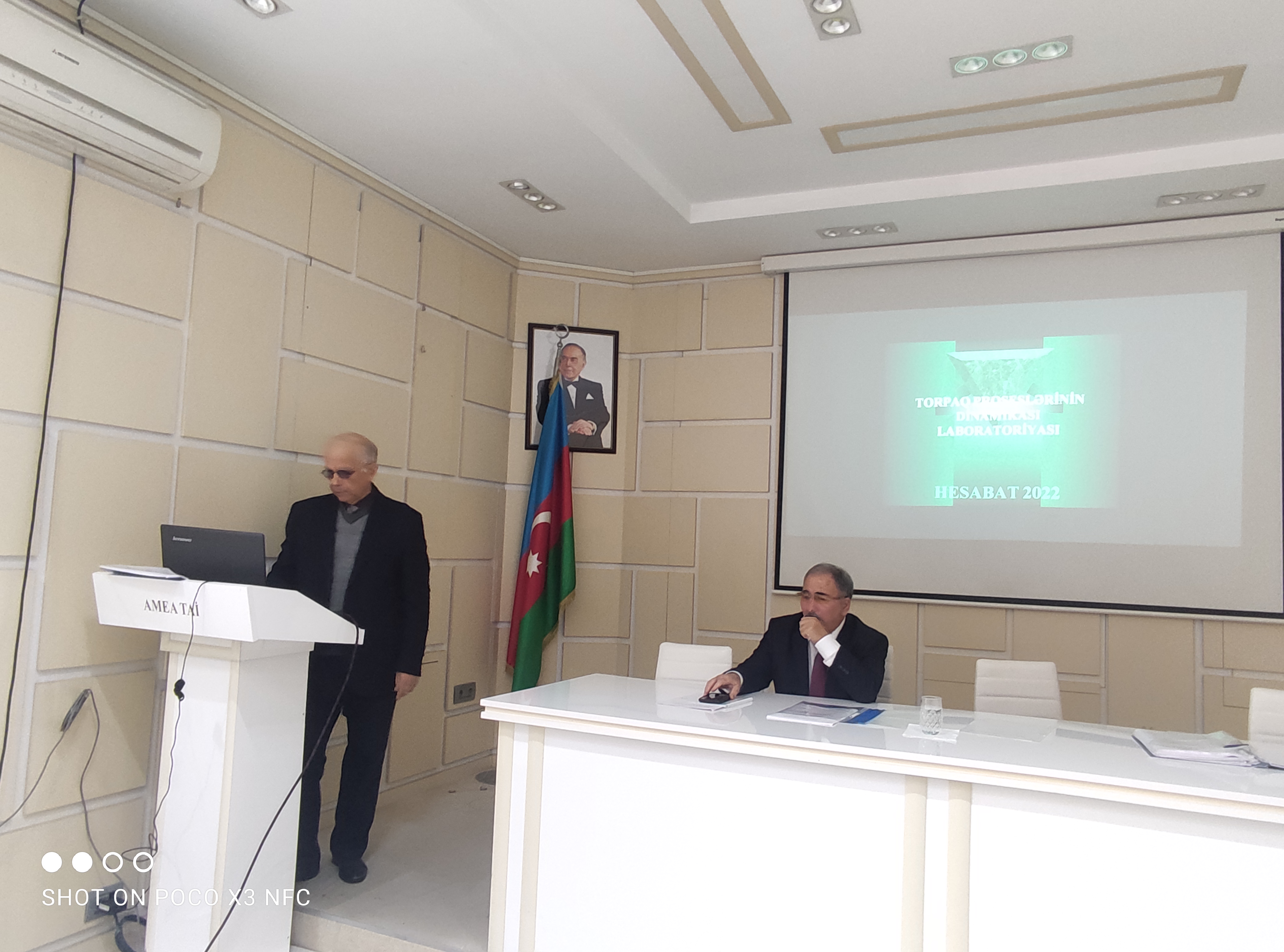  Torpaq proseslərini dinamikası  və Torpaqların meliorasiyası laboratoriyaları  2022-ci il üzrə yekun hesabatını təqdim ediblər