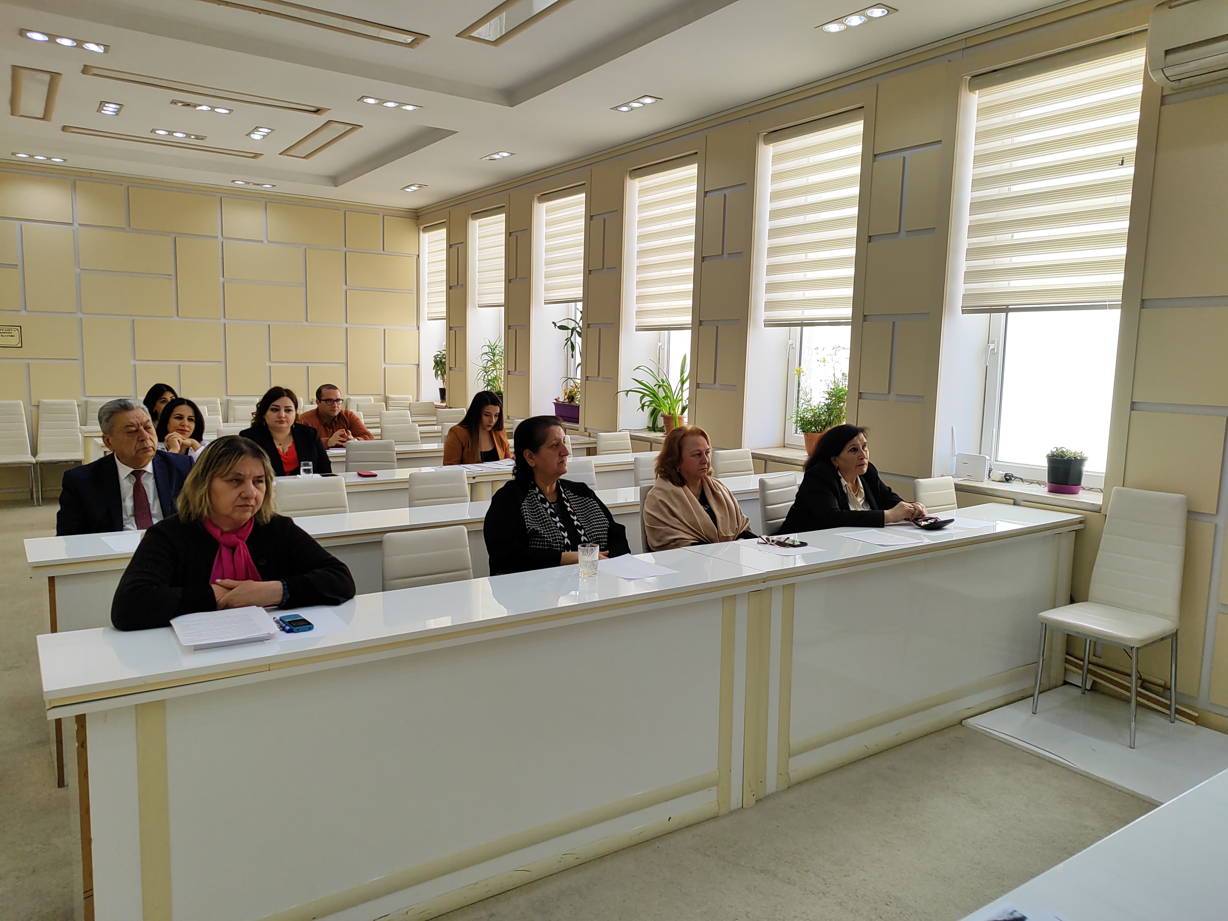 The doctoral and dissertation students passed certification at the Institute of Soil Science and Agrochemistry of the Ministry of Science and Education of the Republic of Azerbaijan.
