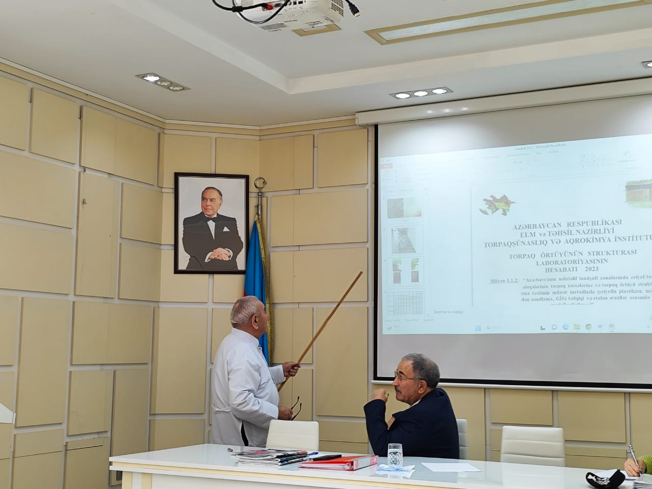 The "Soil Cover Structure", "The Soil Mineralogy and Chemistry" and "The Modern Problems of Irrigation" laboratories have presented their final reports for 2023