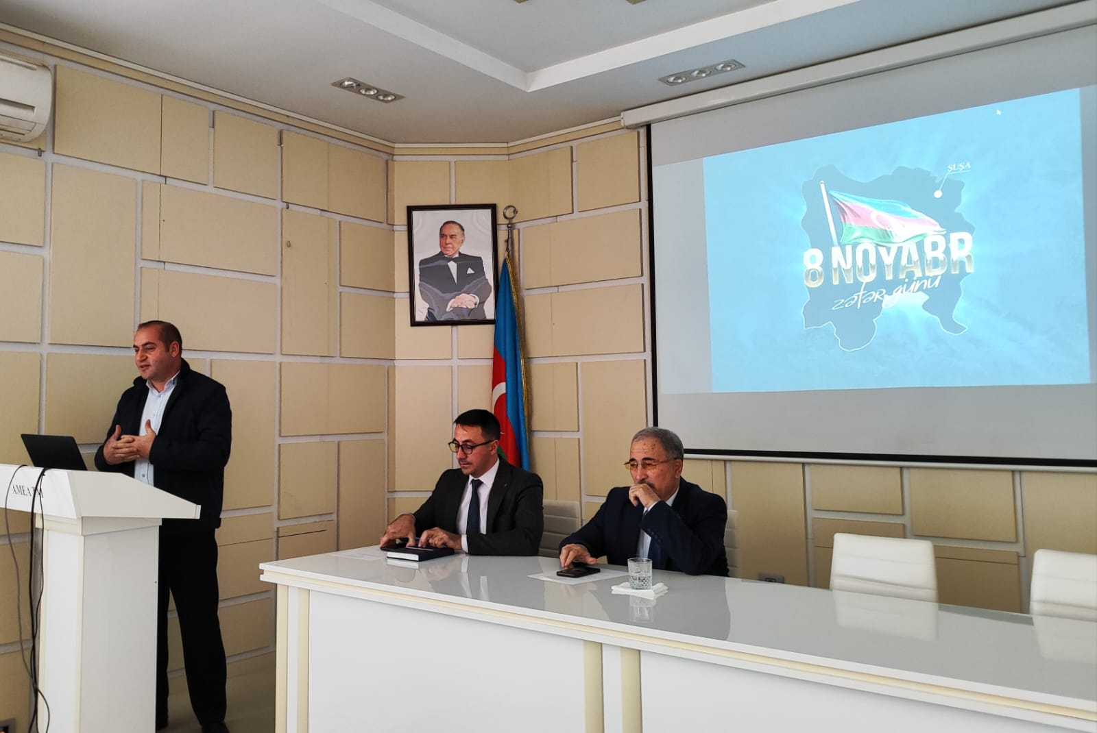 An event was held on the occasion of November 8 Victory Day, in the Institute of Soil Science and Agrochemistry.