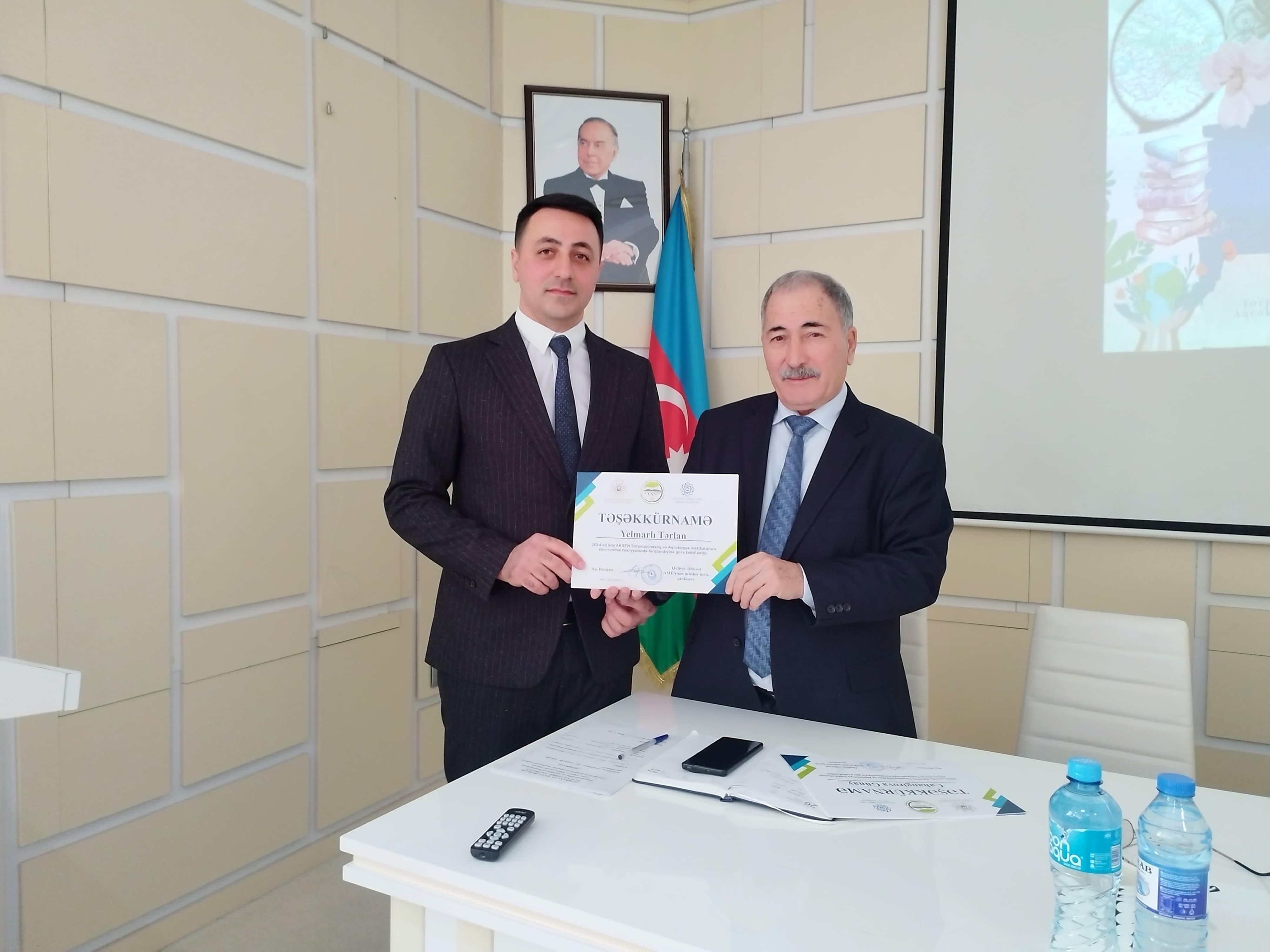 AR ETN Torpaqşünaslıq və Aqrokimya İnstitutunda Gənclər Günü ilə bağlı tədbir keçirilib