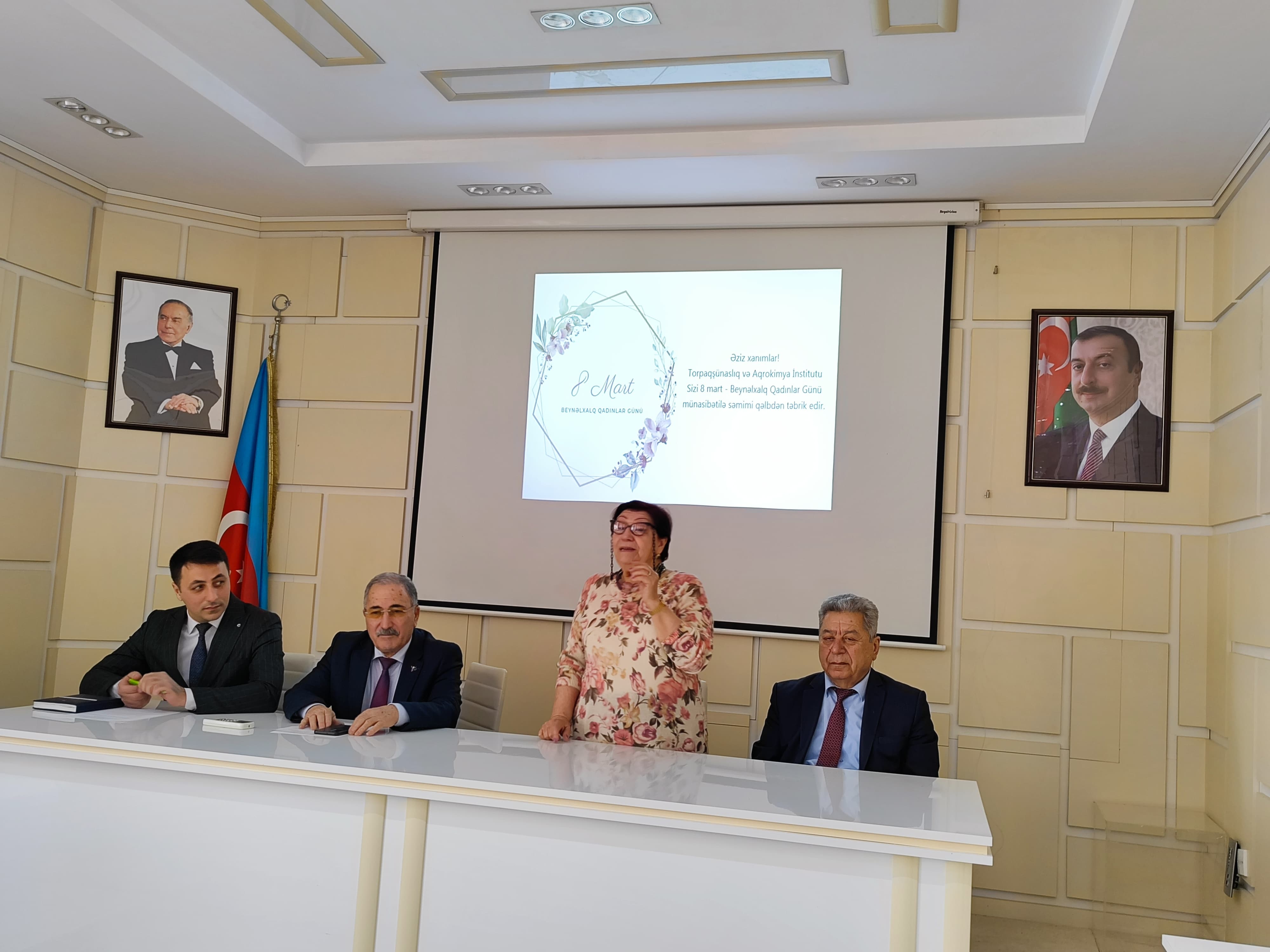 AR ETN  Torpaqşünaslıq və Aqrokimya  İnstitutunda 8 mart – Beynəlxalq Qadınlar Günü münasibətilə tədbir keçirilib