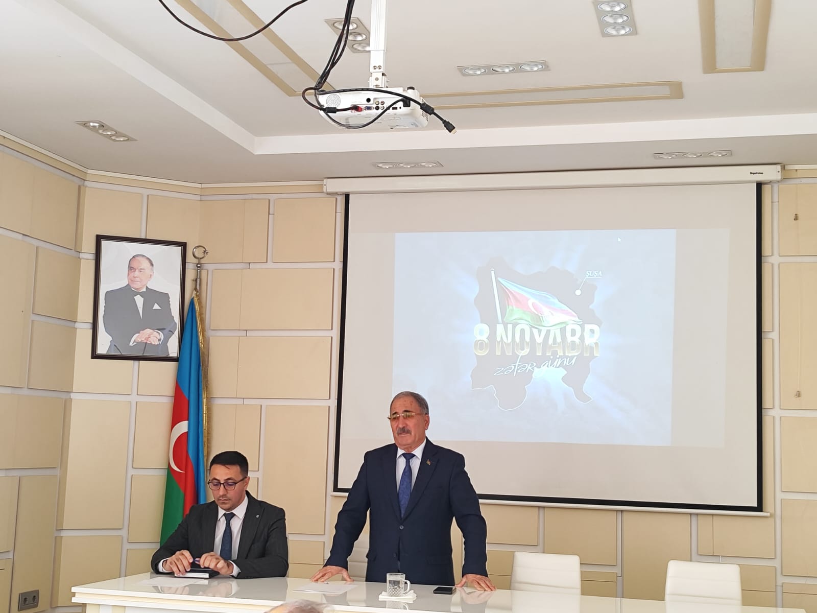 An event was held on the occasion of November 8 Victory Day, in the Institute of Soil Science and Agrochemistry.