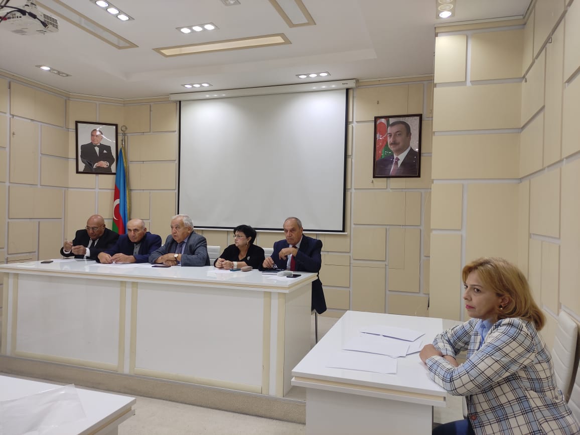 The entrance exam was held at the Institute of Soil Science and Agrochemistry of the Ministry of Science and Education of the Republic of Azerbaijan in preparation for the Doctor of Philosophy.