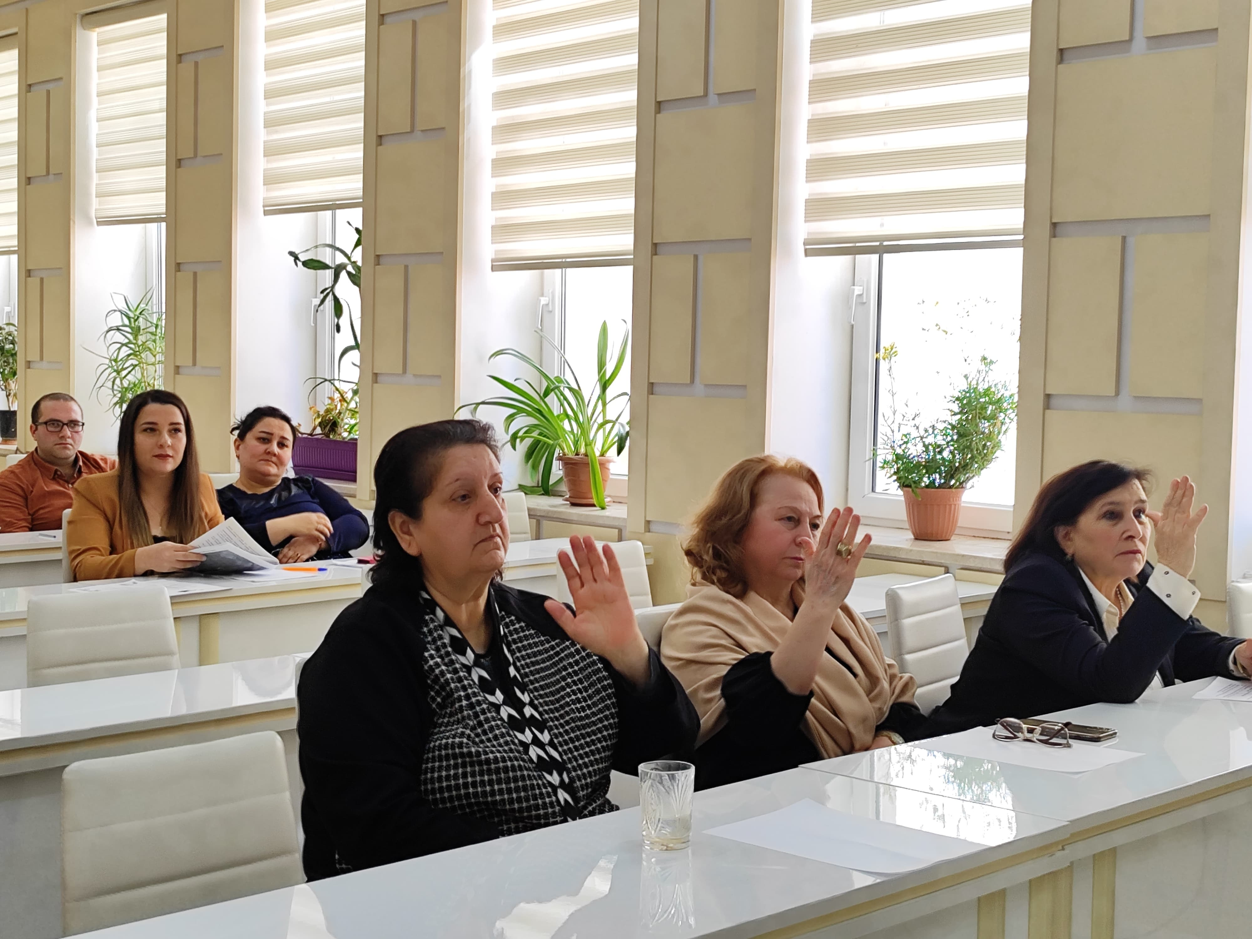 The doctoral and dissertation students passed certification at the Institute of Soil Science and Agrochemistry of the Ministry of Science and Education of the Republic of Azerbaijan.