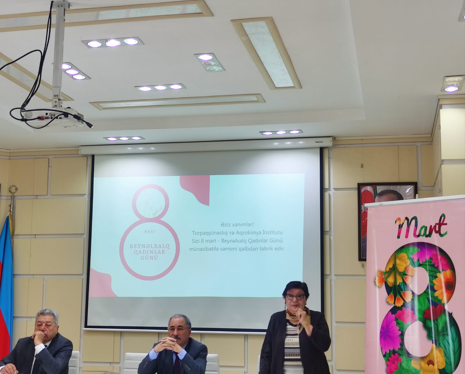 AR ETN  Torpaqşünaslıq və Aqrokimya  İnstitutunda 8 mart – Beynəlxalq Qadınlar Günü münasibətilə tədbir keçirilib
