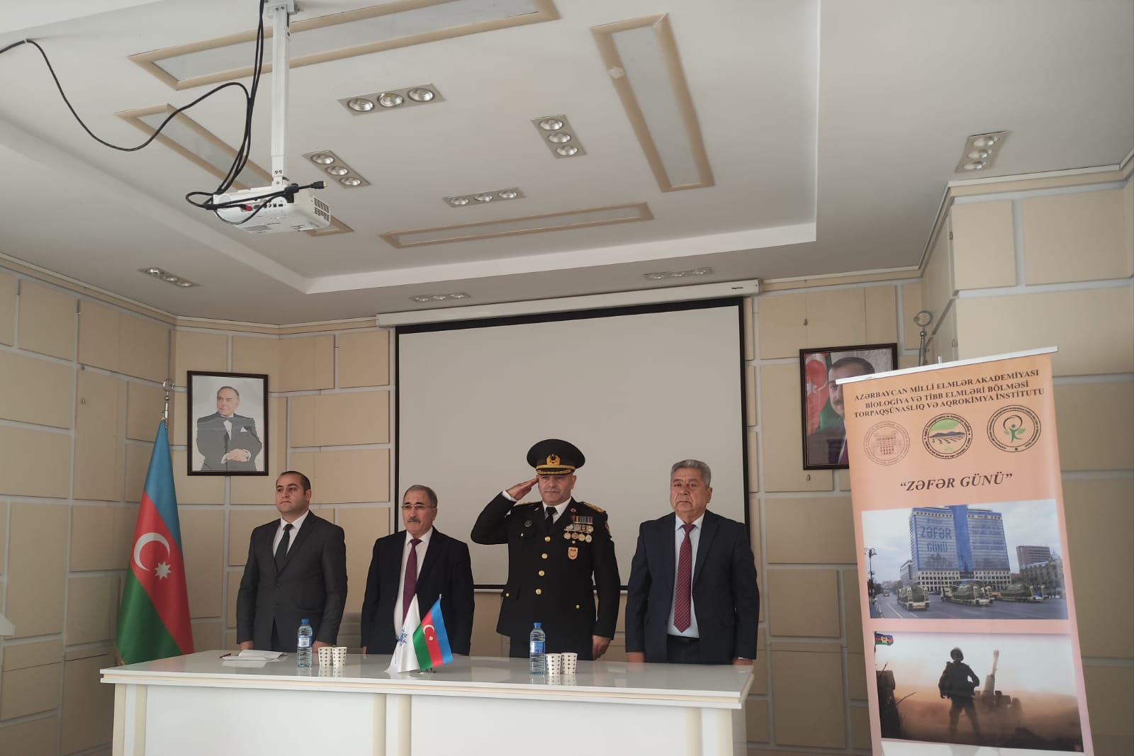 The event dedicated to the 30th anniversary of the founding of the New Azerbaijan Party was held at the Institute of Soil Science and Agrochemistry.
