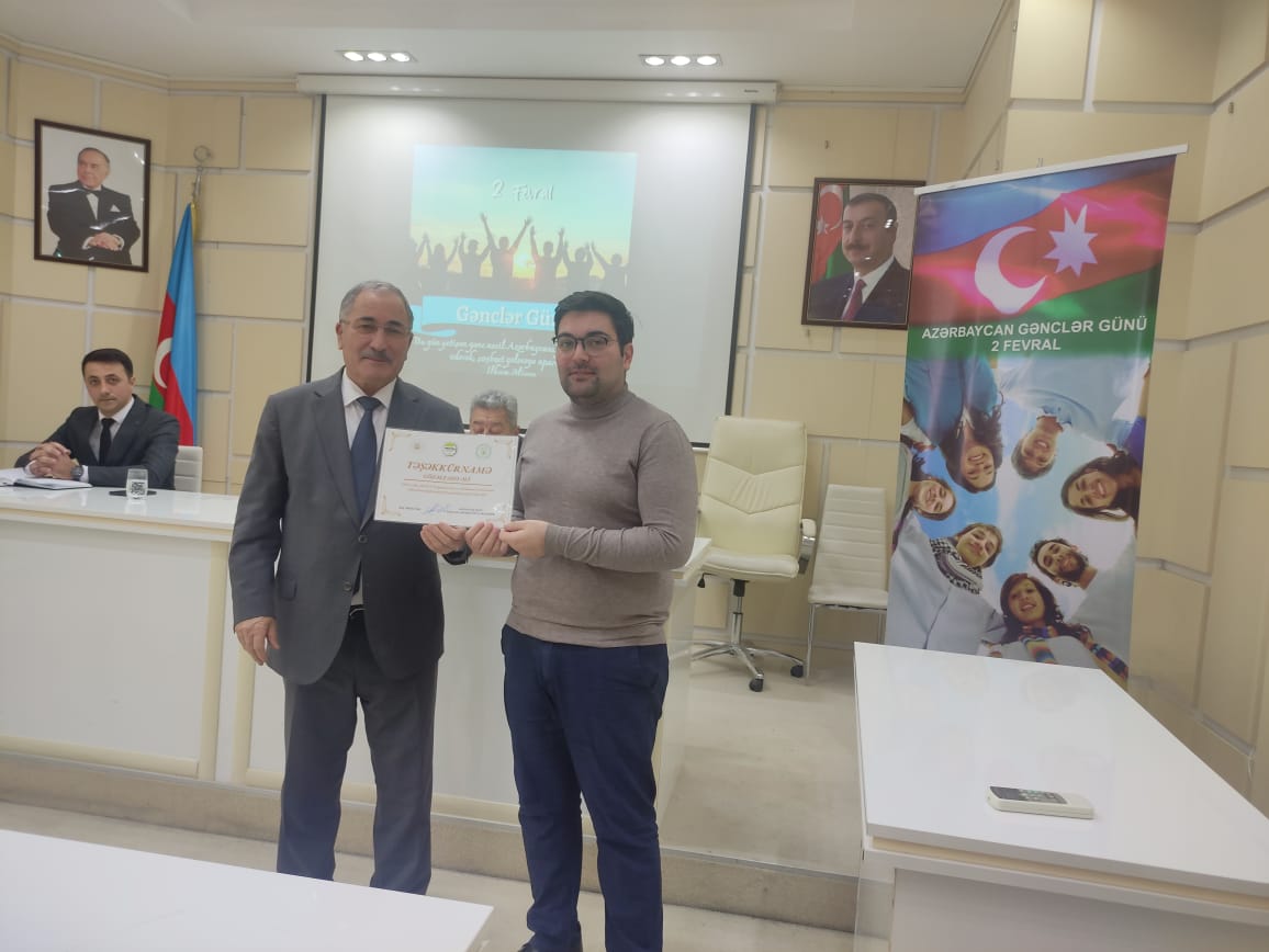 Torpaqşünaslıq və Aqrokimya İnstitutunda Gənclər Günü ilə bağlı tədbir keçirilib