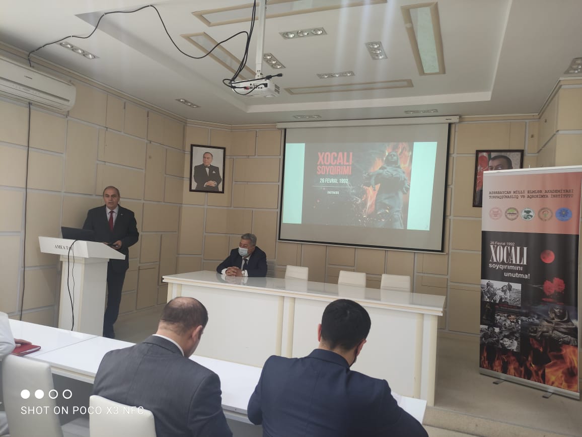 Xocalı  soyqırımı”nın     30-cu  ildönümü  ilə   bağlı anım tədbiri  keçirilib