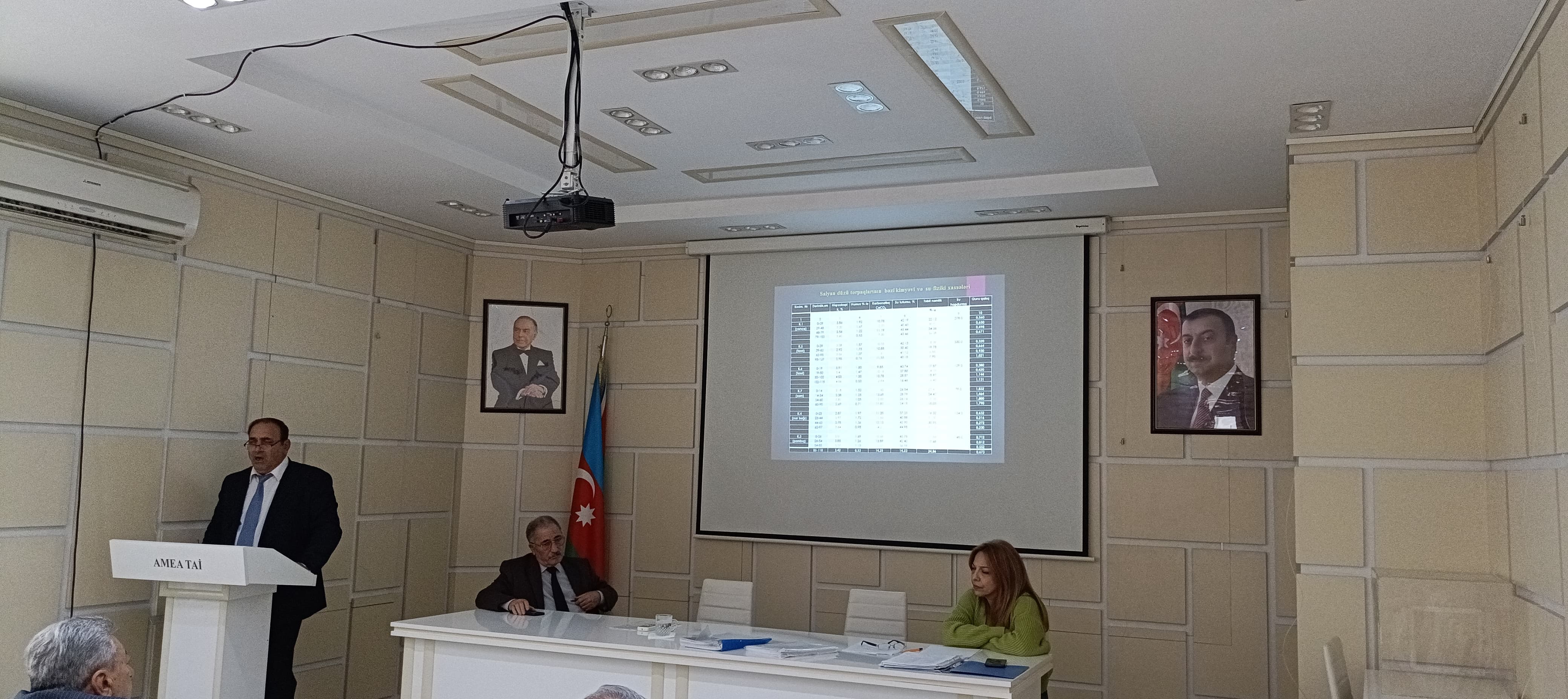 “Torpaq fizikası” və “Torpaqların biologiyası” laboratoriyaları 2024-cü il üzrə yekun hesabatını təqdim ediblər