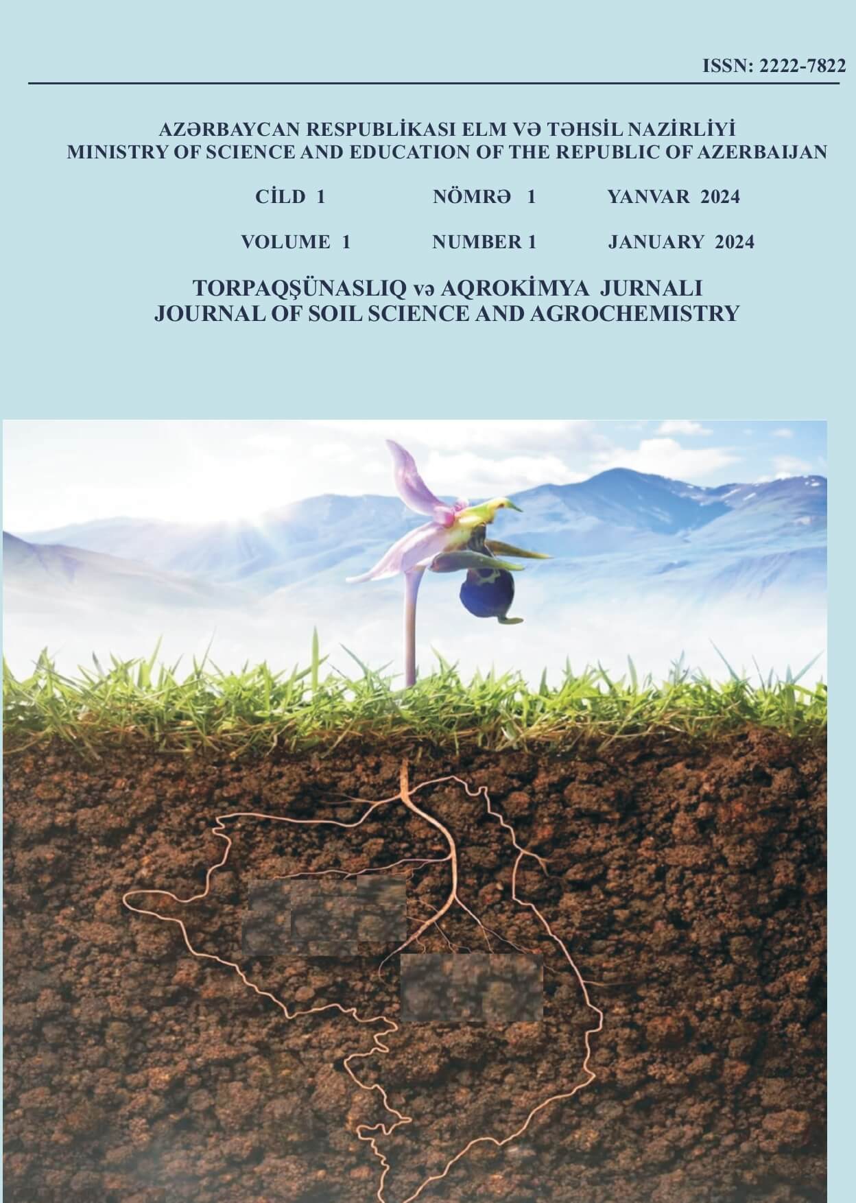 TORPAQŞÜNASLIQ və AQROKİMYA JURNALI