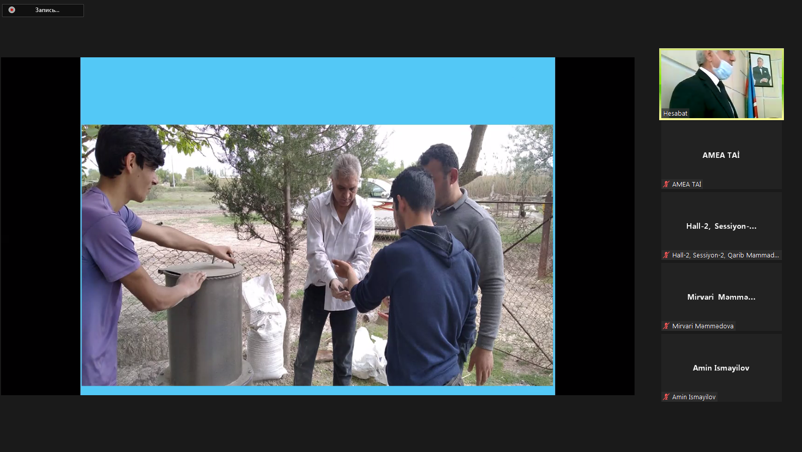 Mineral gübrələr laboratoriyası və Torpaq proseslərini dinamikası laboratoriyaları 2021-ci il üzrə yekun hesabatınlarını təqdim ediblə