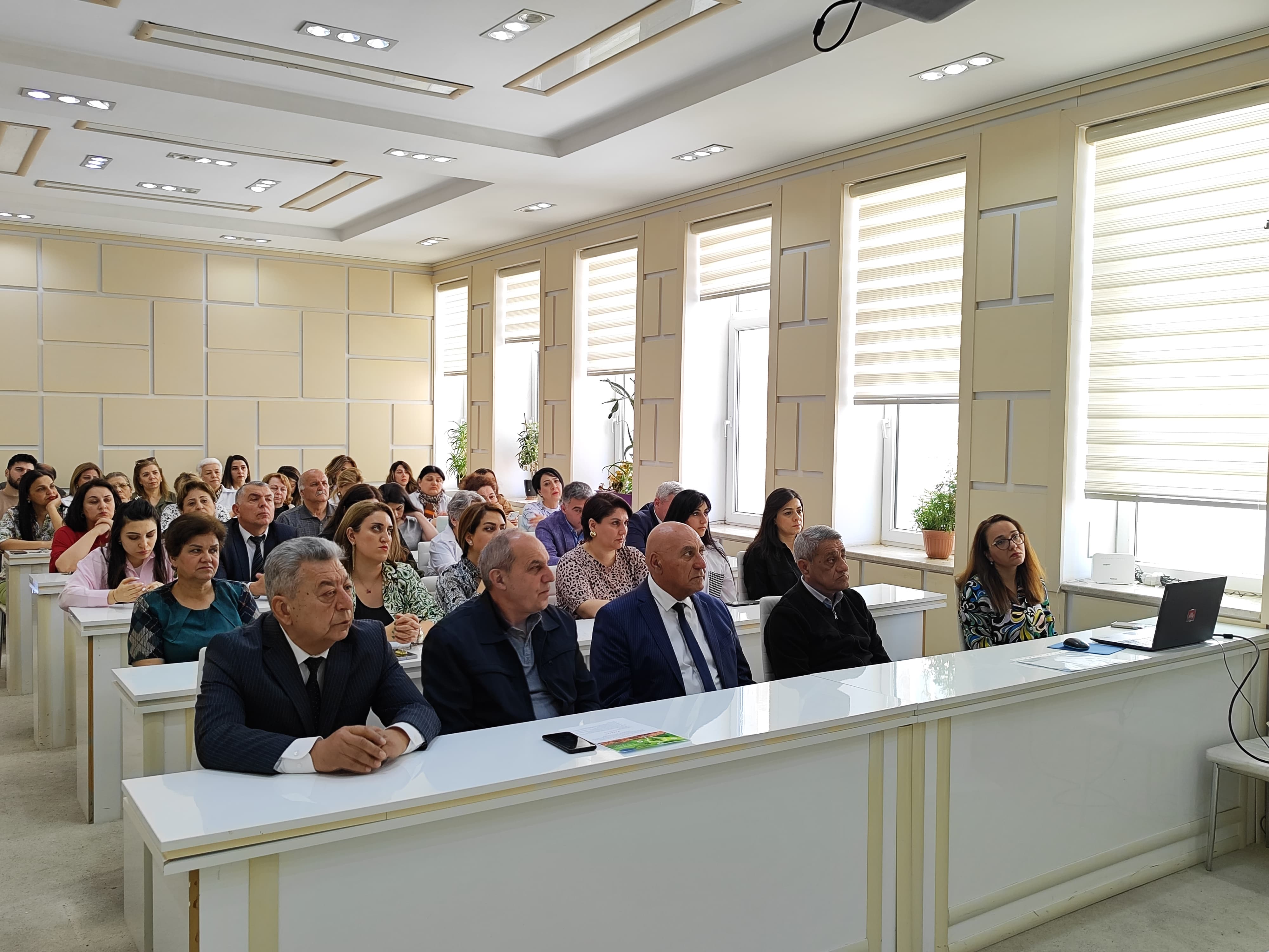 The framework of the "Year of Solidarity for the Green World" jointly organized by the Yasamal district organization of the New Azerbaijan Party and the Institute of Soil Science and Agrochemistry of the Ministry of Science and Education of the Republic of Azerbaijan the event was held.