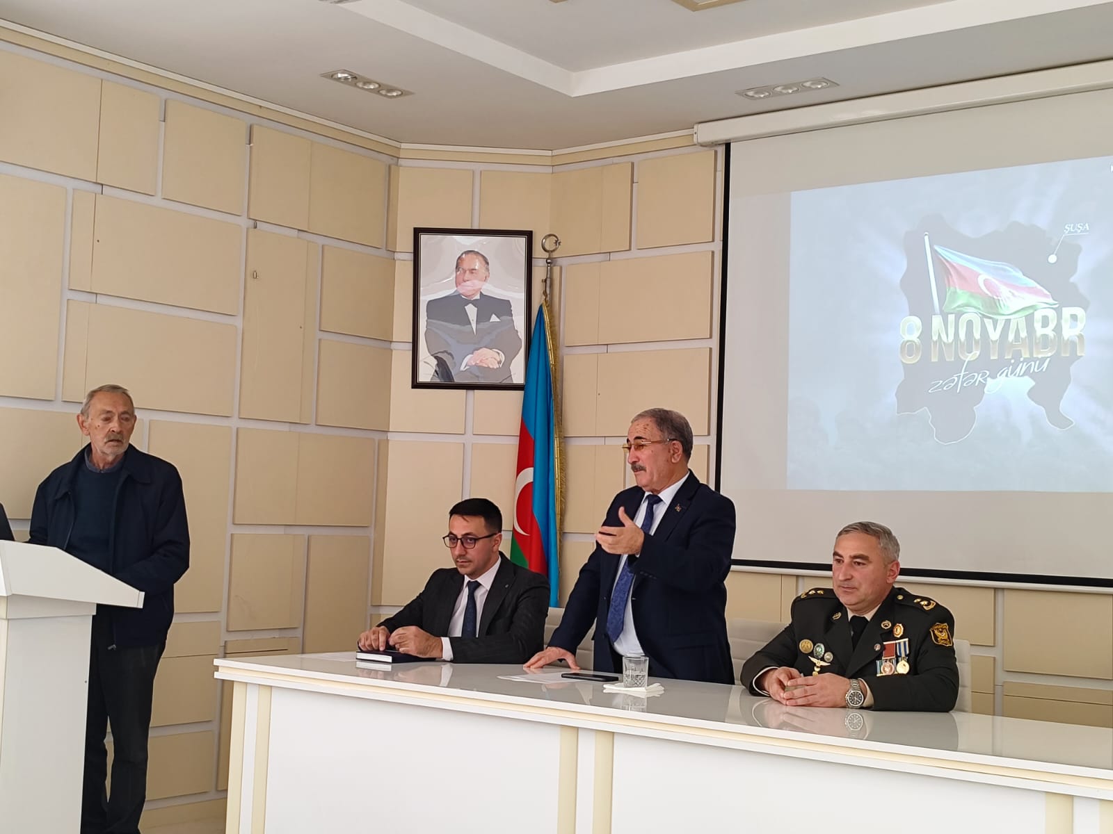 An event was held on the occasion of November 8 Victory Day, in the Institute of Soil Science and Agrochemistry.