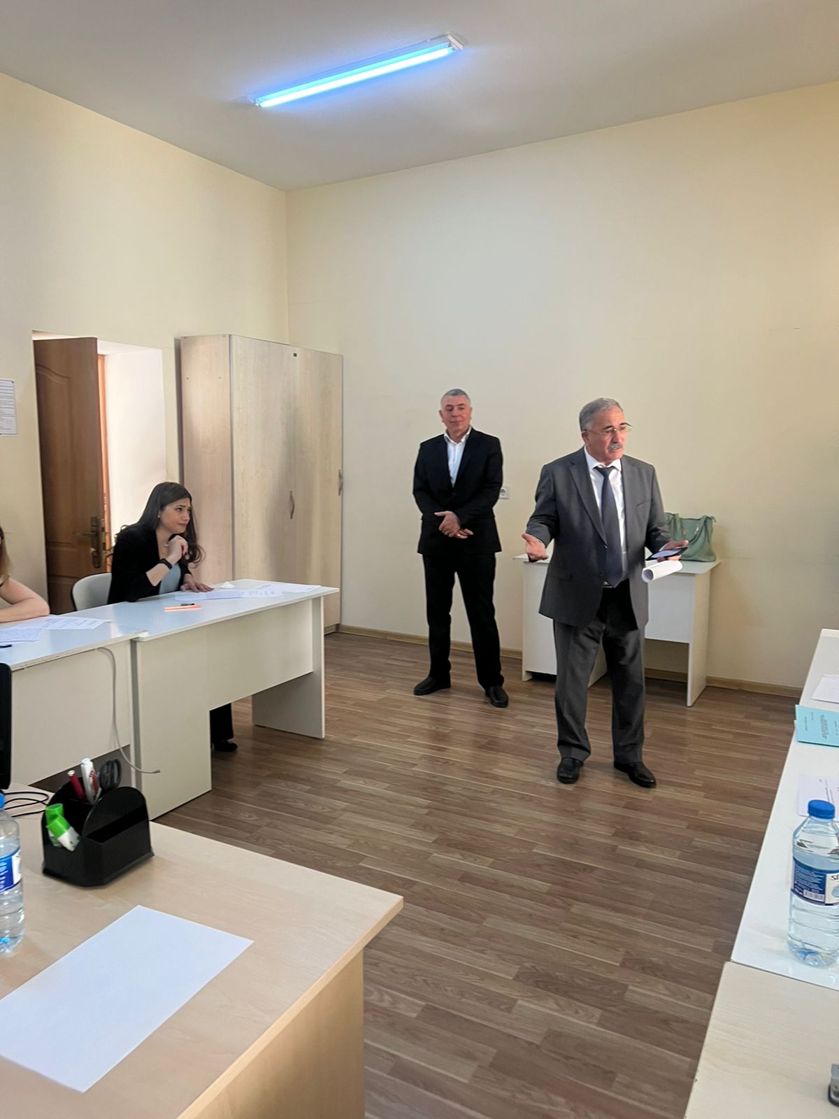 The minimum examination of doctoral students was held at the Institute of Soil Science and Agrochemistry of ANAS.