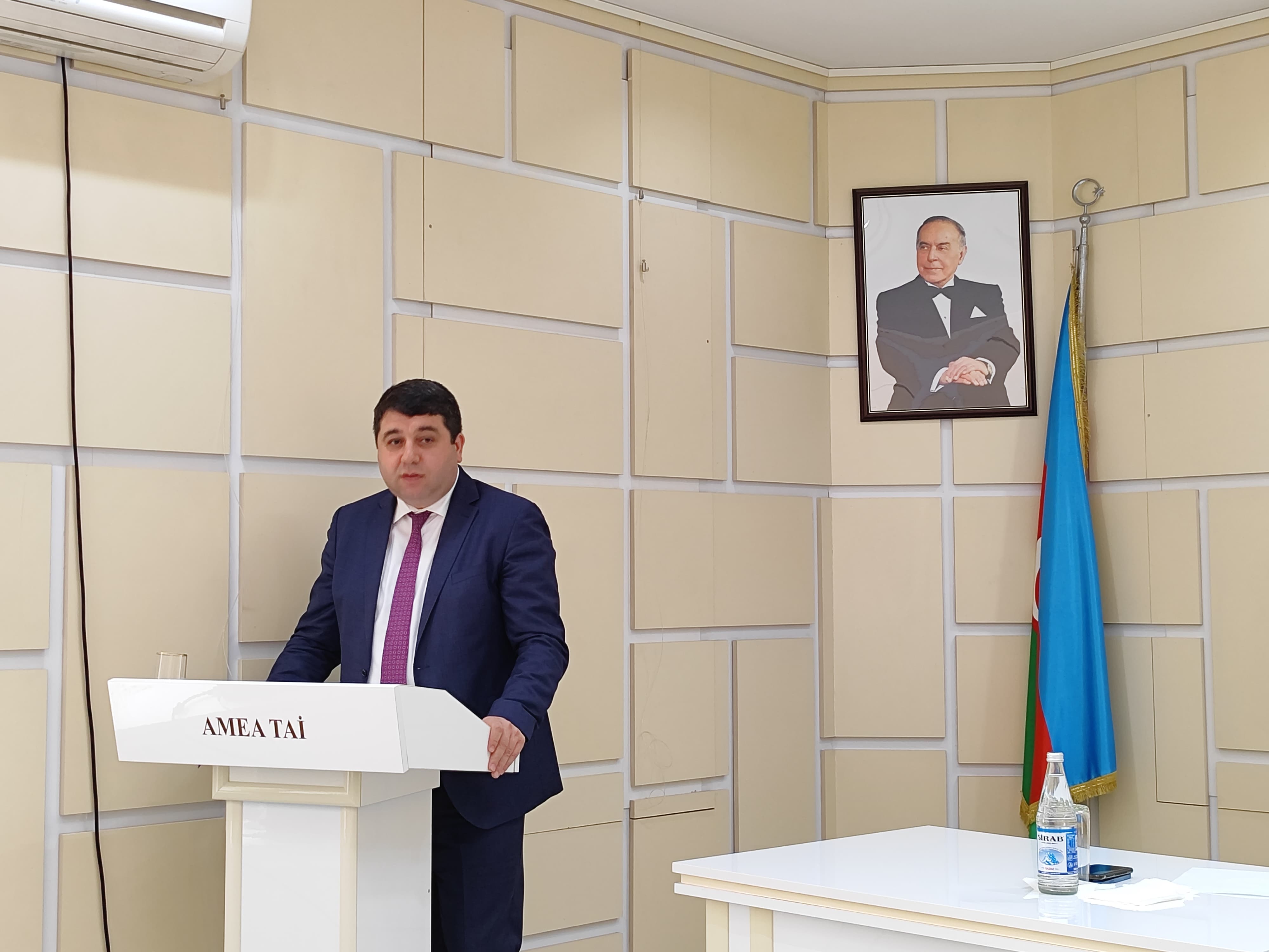 The framework of the "Year of Solidarity for the Green World" jointly organized by the Yasamal district organization of the New Azerbaijan Party and the Institute of Soil Science and Agrochemistry of the Ministry of Science and Education of the Republic of Azerbaijan the event was held.