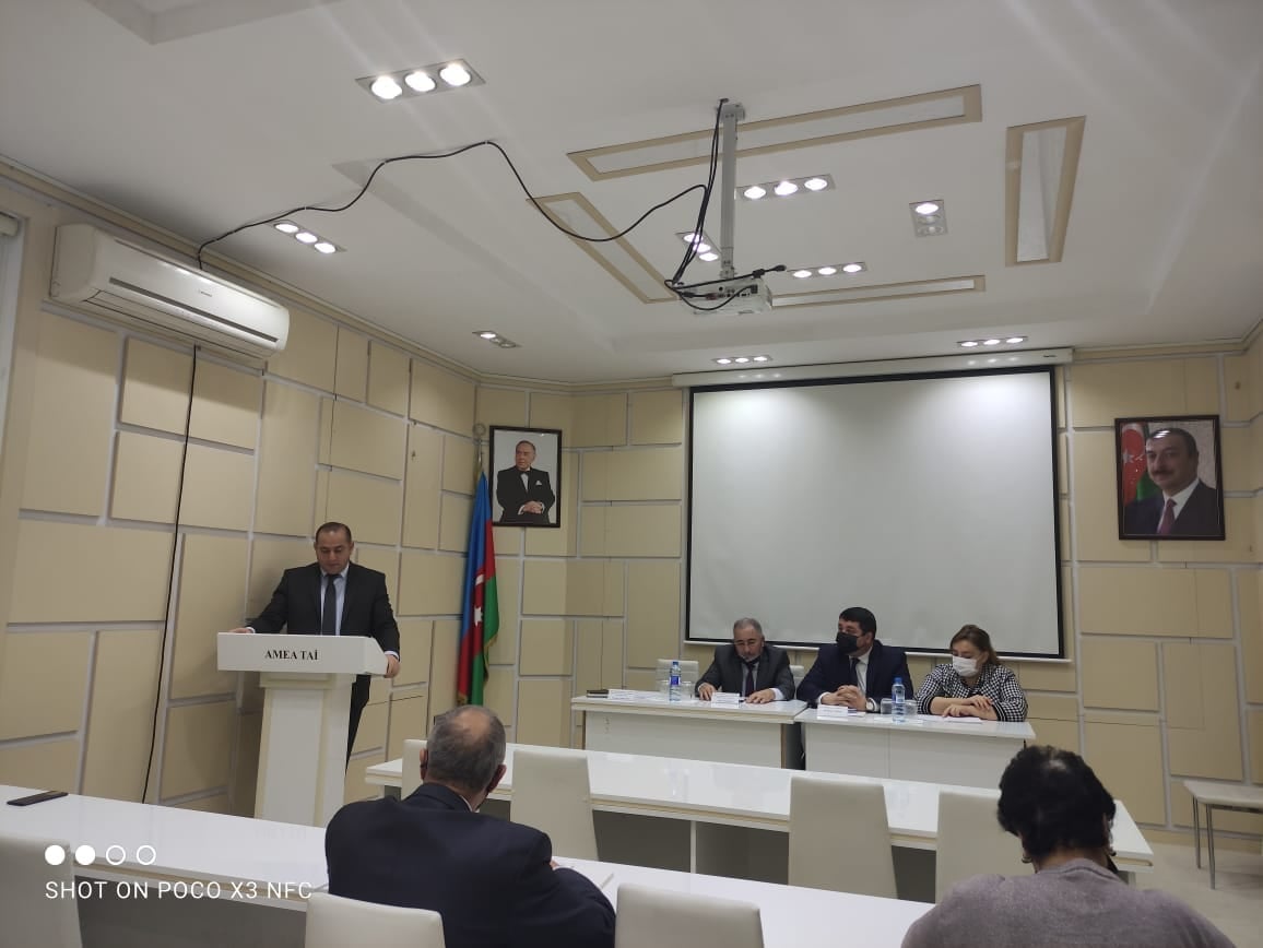 AMEA Torpaqşünaslıq və Aqrokimya  İnstitutunda YAP ilk Ərazi partiya təşkilatının hesabat-seçki iclası keçirilib