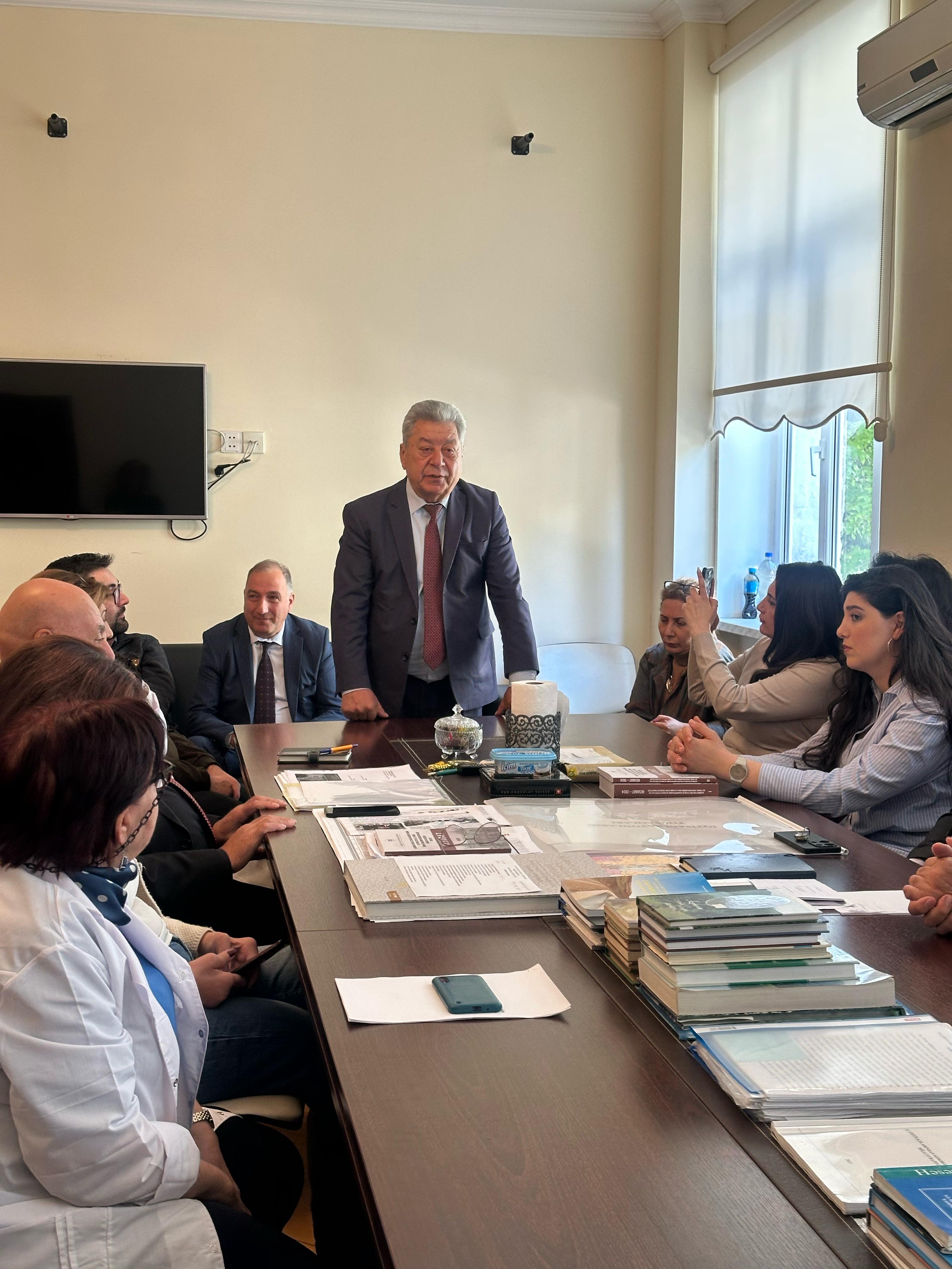 The Soil Scientist, Professor Sara Mammadova 's 70th anniversary celebrated at the İnstitute of Soil Science and Agrochemistry.