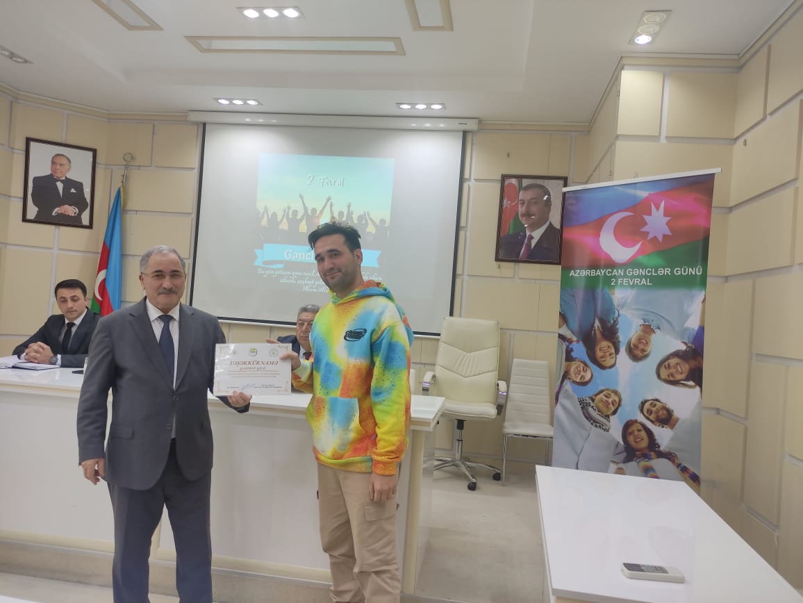 Torpaqşünaslıq və Aqrokimya İnstitutunda Gənclər Günü ilə bağlı tədbir keçirilib