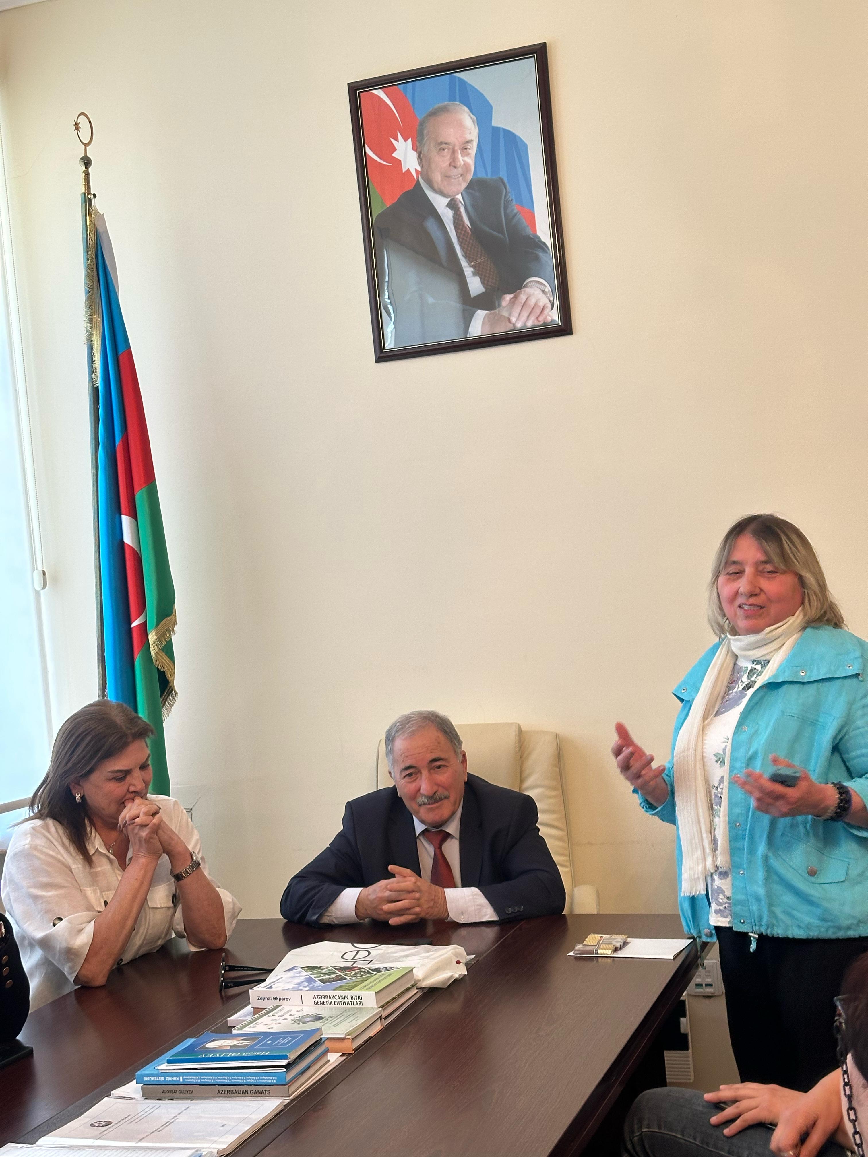 The Soil Scientist, Professor Sara Mammadova 's 70th anniversary celebrated at the İnstitute of Soil Science and Agrochemistry.