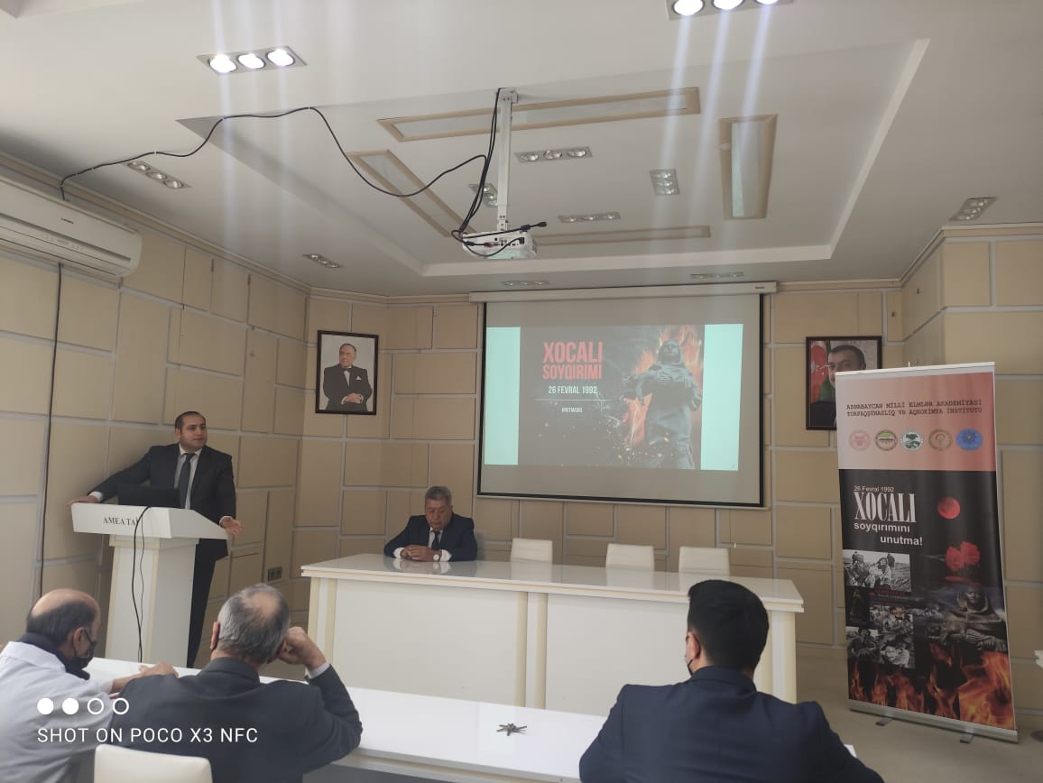 Xocalı  soyqırımı”nın     30-cu  ildönümü  ilə   bağlı anım tədbiri  keçirilib